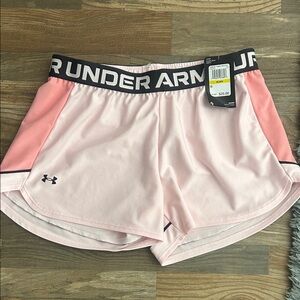 Under Armour Women's Light Pink Athletic Shorts